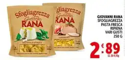 Gourmet Déco Sfogliagrezza Giovanni Rana Pasta Fresca Ripiena offerta