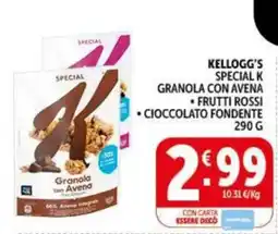 Gourmet Déco Kellogg's Special K Granola con Avena offerta