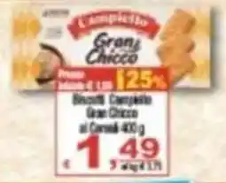 CTS Supermercati Biscotti Completi Gran Chicco offerta