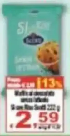 CTS Supermercati Muffin al cioccolato senza lattosio offerta