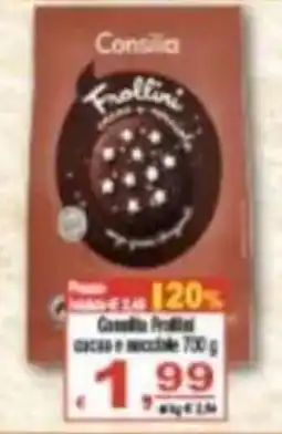 CTS Supermercati Consilia Frollini cacao e nocciola offerta