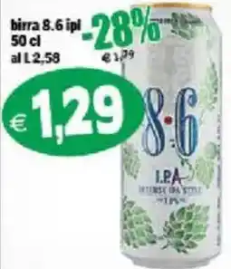 Il Castoro Supermercati birra 8.6 ipa offerta