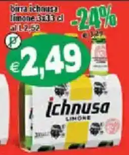 Il Castoro Supermercati birra ichnusa limone offerta