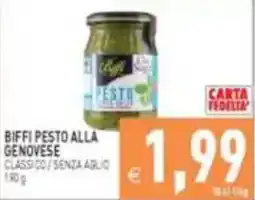 Pim Supermercati Biffi pesto alla genovese offerta