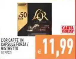 Pim Supermercati L'Or Caffè in capsule forza / ristretto offerta