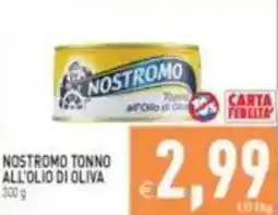 Pim Supermercati Nostromo tonno all'olio di oliva offerta