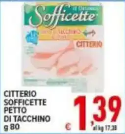 Iper Triscount Citterio sofficette petto di tacchino offerta