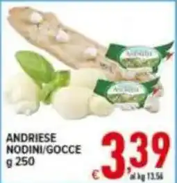 Iper Triscount Andrieese nodini/gocce offerta