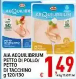 Iper Triscount Aia Aequilibrium petto di pollo/petto di tacchino offerta