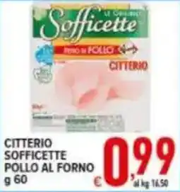 Iper Triscount Citterio sofficette pollo al forno offerta