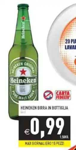 Pim Supermercati Heineken birra in bottiglia offerta