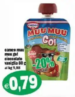 Il Castoro Supermercati cameo muu muu go! cioccolato vaniglia offerta