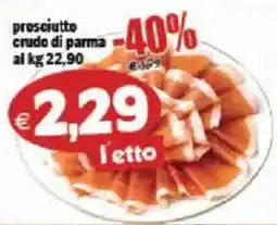 Il Castoro Supermercati prosciutto crudo di parma offerta