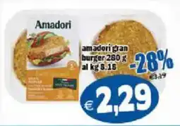 Il Castoro Supermercati Amadori gran burger offerta