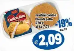 Il Castoro Supermercati martini cordon bleu di pollo offerta