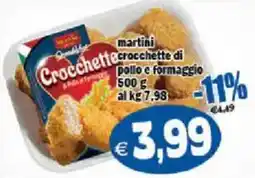 Il Castoro Supermercati Crocchette di pollo e formaggio offerta