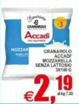 Pewex Granarolo Accadi Mozzarella senza lattosio offerta
