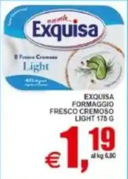 Pewex Exquisa Formaggio Fresco Cremoso Light offerta