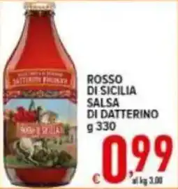 Iper Triscount Salsa di datterino rossa di sicilia offerta