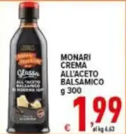 Iper Triscount Monari crema all'aceto balsamico offerta