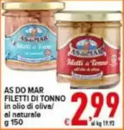 Iper Triscount As do Mar filetti di tonno offerta