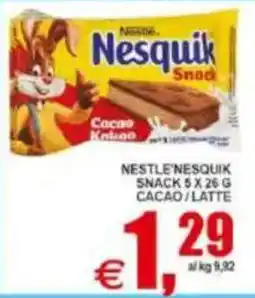 Pewex Nesquik Snack Cacao / Latte offerta