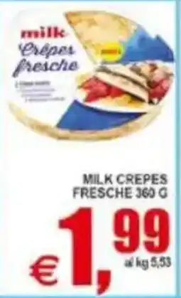 Pewex Milk Crêpes fresche offerta