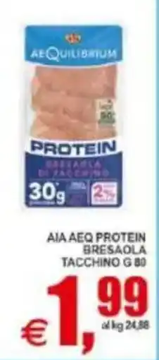 Pewex AIA AEQ Protein Bresaola Tacchino offerta