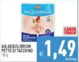 Pim Supermercati Aia Aequilibrium petto di tacchino offerta