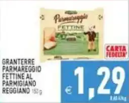 Pim Supermercati Granterre Parmareggio Fettine al Parmigiano Reggiano offerta