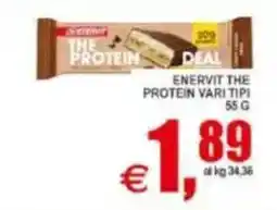 Pewex Enervit the protein vari tipi offerta