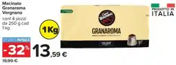 Carrefour Caffè Vergnano Granaroma offerta