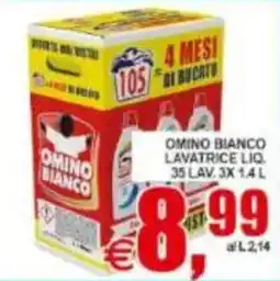 Pewex Omino bianco lavatrice liquido offerta
