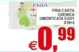 Pewex Fria carta igienica umidificata easy offerta