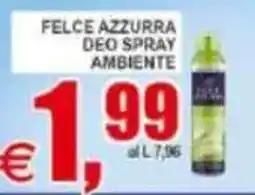 Pewex Felce azzurra deo spray ambiente offerta