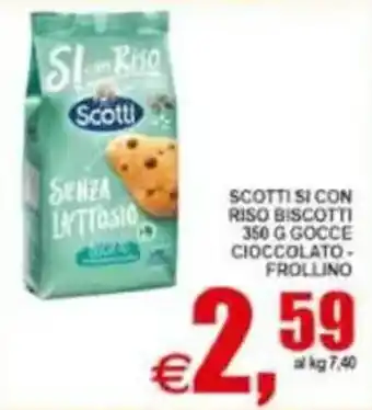 Scotti si con riso biscotti