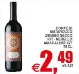 Pewex Conte di Matarocco Zibibbo Secco offerta