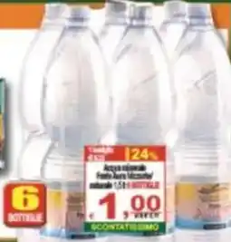 CTS Supermercati Acqua minerale Fonte Areta Miscantel offerta