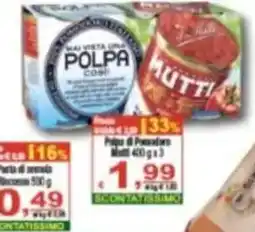 CTS Supermercati Polpa di Pomodoro Mutti offerta