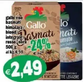 Il Castoro Supermercati Gallo basmati offerta