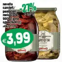 Il Castoro Supermercati Novella carciofi pomodori melanzane offerta