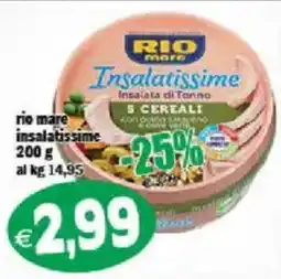 Il Castoro Supermercati Rio mare insalatissime offerta