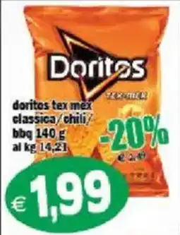 Il Castoro Supermercati Doritos tex mex classica offerta