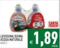 Pim Supermercati Levissima Issima Acqua Naturale offerta