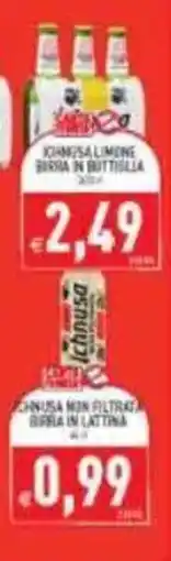 Pim Supermercati Icanusa limone birra in bottiglia offerta