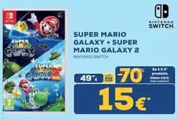 Euronics Tufano Nintendo Switch Super Mario Galaxy + Super Mario Galaxy 2 offerta