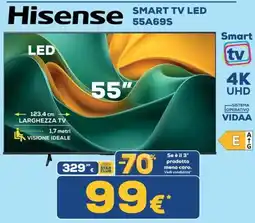 Euronics Tufano LED 55" Smart LED TV offerta