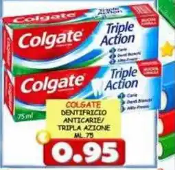 MercADone Colgate dentifricio anticarie tripla azione offerta