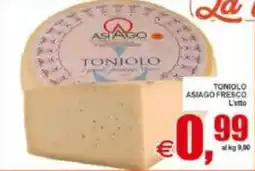 Pewex Toniolo Asiago Fresco offerta