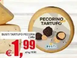 Pewex Pecorino tartufo Busti offerta